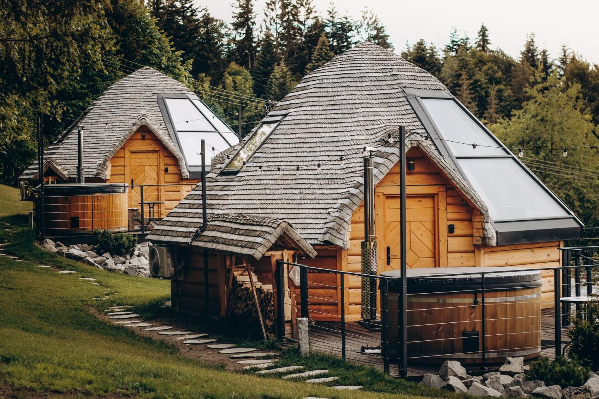 Osada Poli Koniakow - Panoramiczny Domek Nr 2 Z Prywatna Balia I Hydromasazem Bagian luar foto